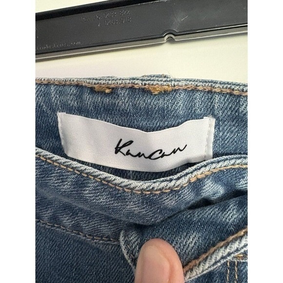 KanCan Bertha High Rise Wide Leg Jeans Women 13/30 NWT Medium Wash Denim - Picture 2 of 6
